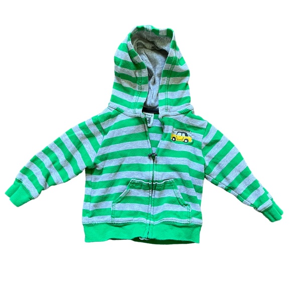 3 Unisex Hoodie Jackets, from Carter's, Jumping Beans & Cherokee, Size 9 Months - Picture 2 of 7